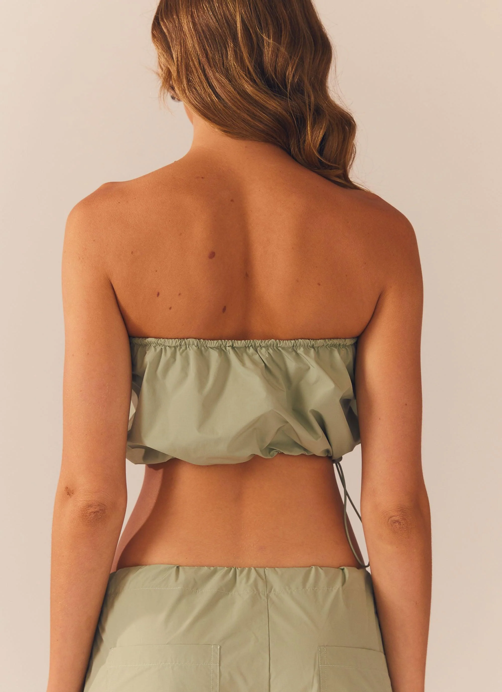 Acid House Drawstring Top - Fern - Image 6