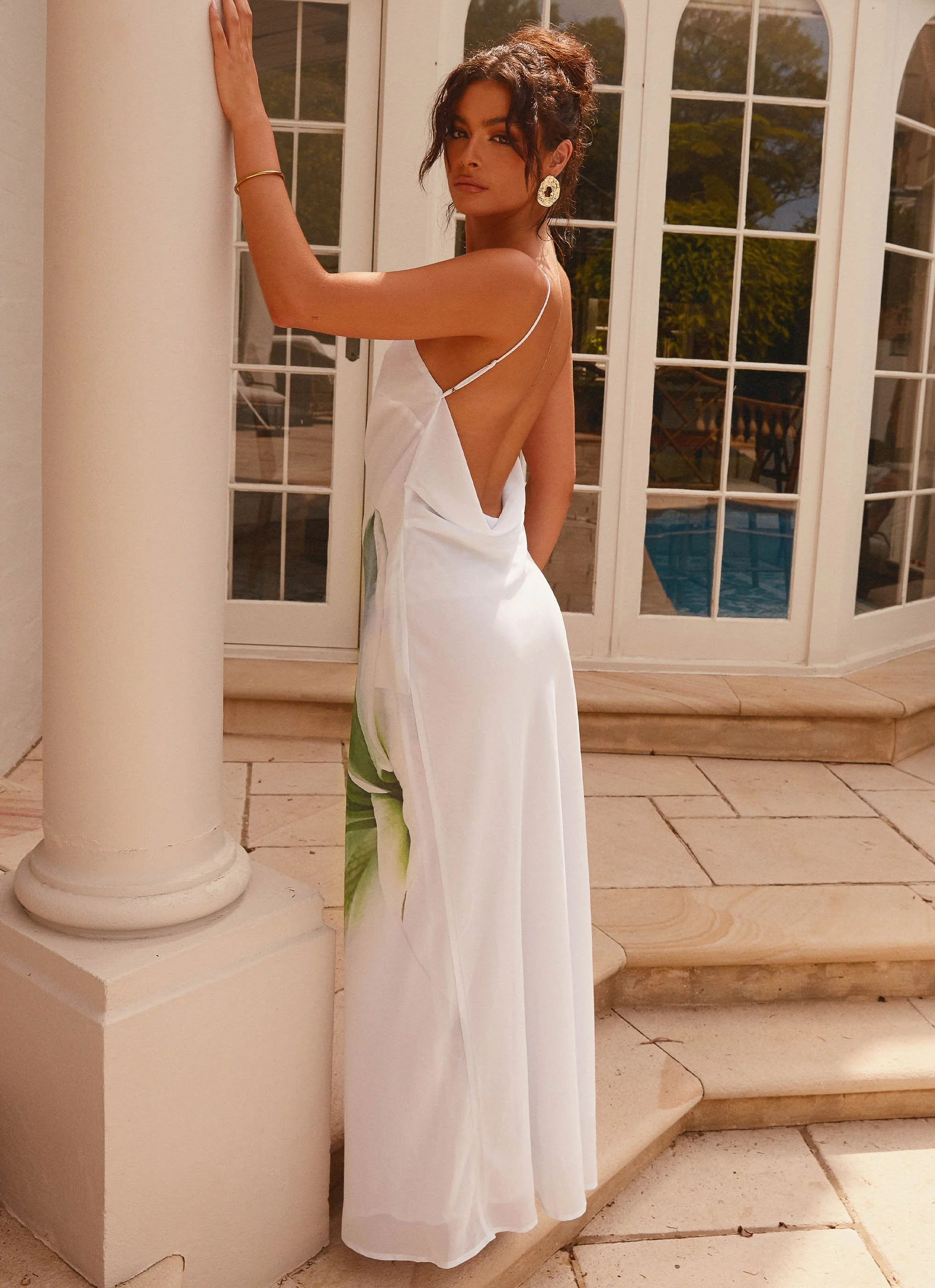 Blossom Hearts Maxi Dress - Dahlia Ash - Image 3