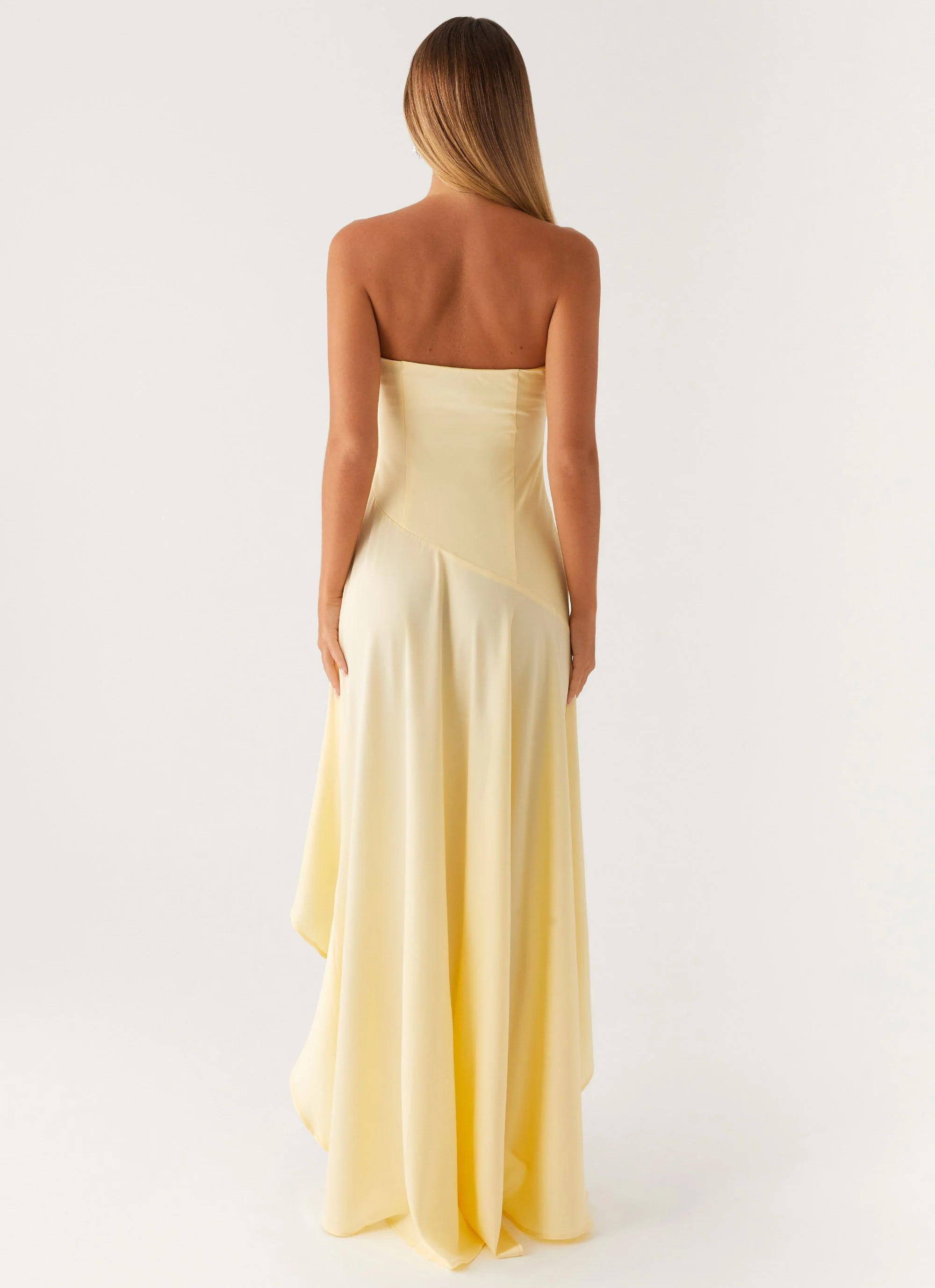 Bodie Maxi Dress - Pastel Yellow - Image 3