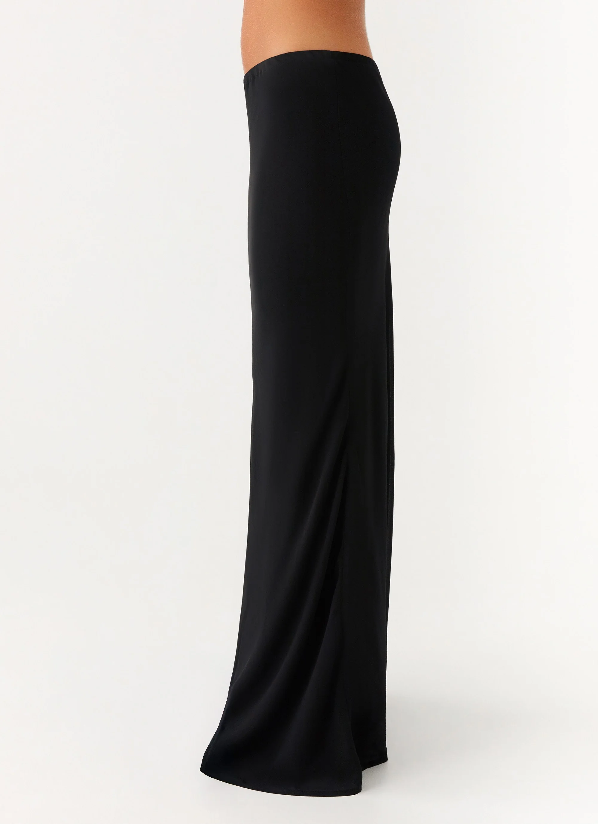 Canyon Chiffon Maxi Skirt - Black - Image 6
