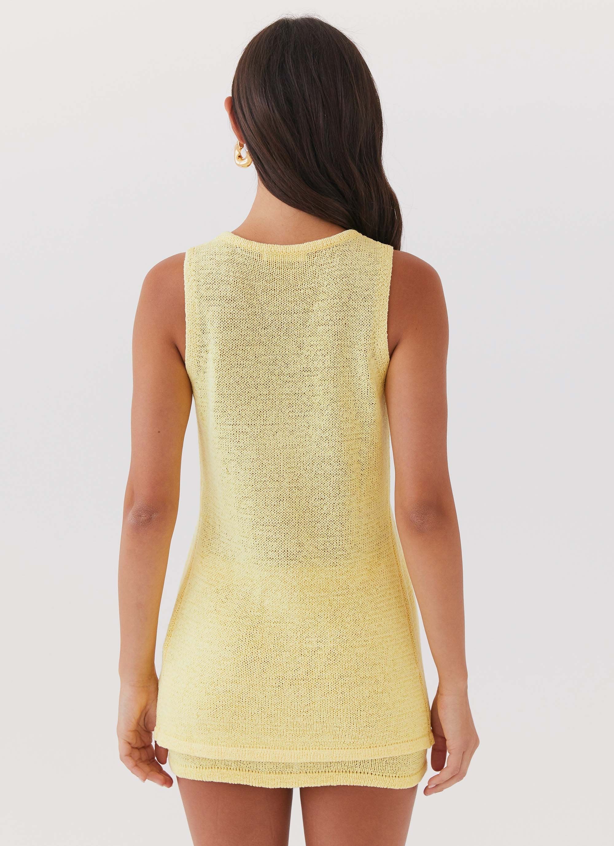 Capri Glow Knit Top - Canary - Image 4