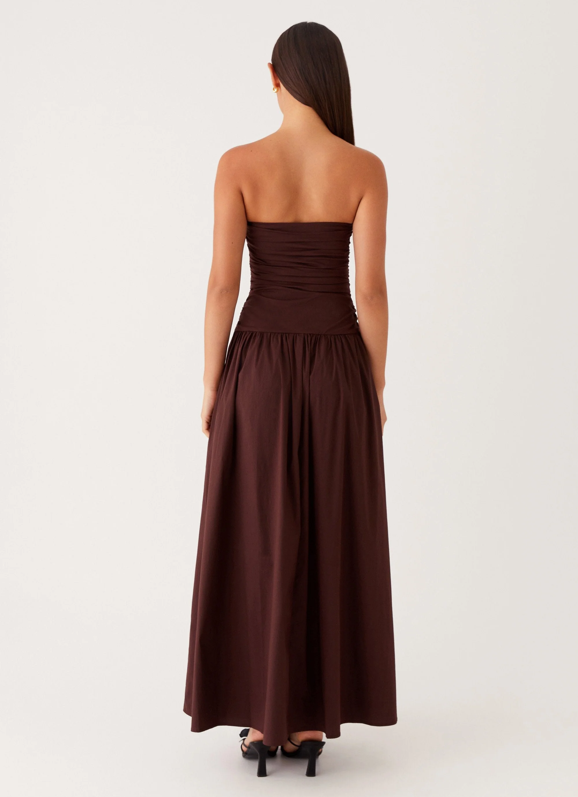Carmel Maxi Dress - Brown - Image 5