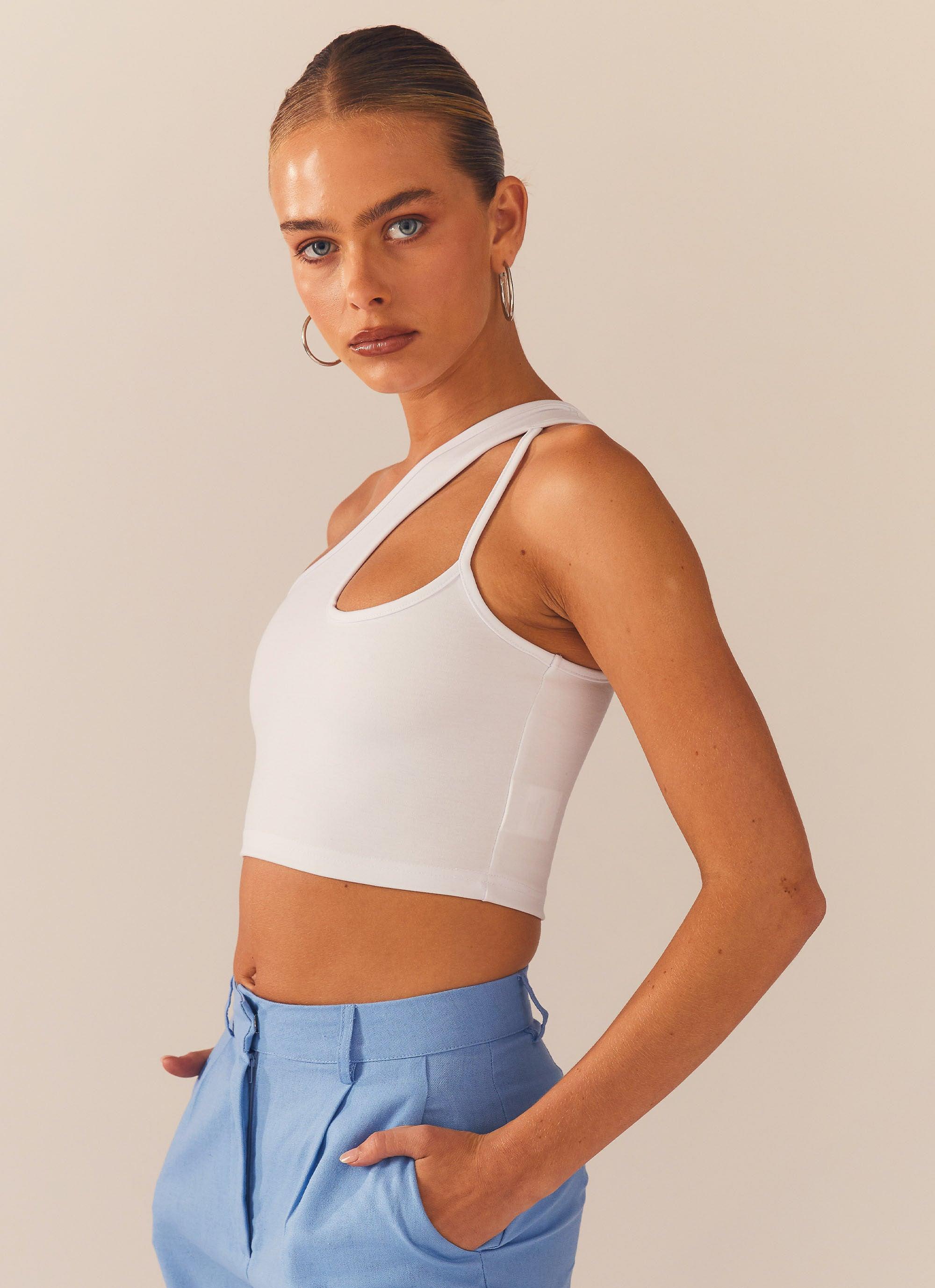 Cedar Crop Top - White - Image 5