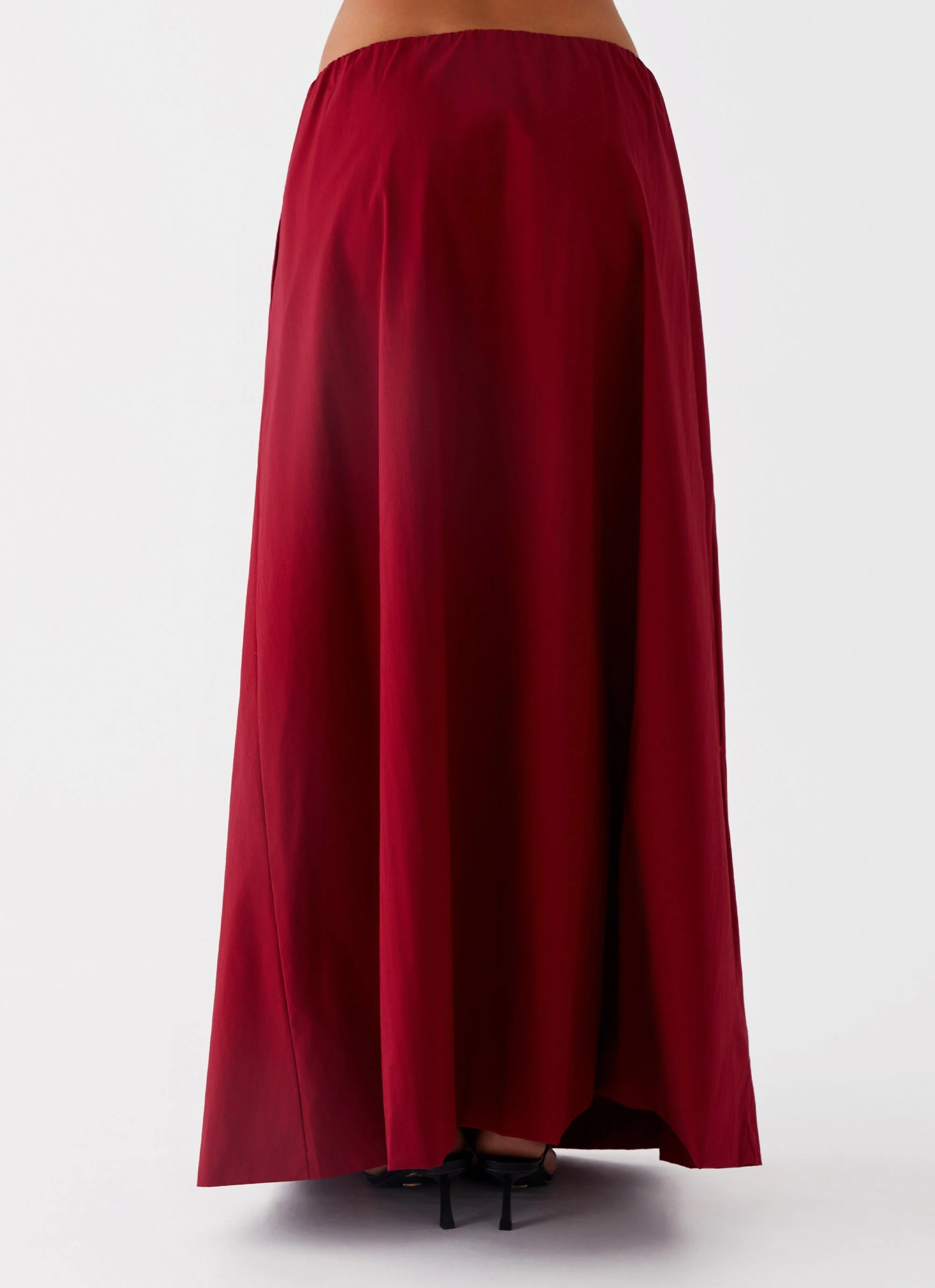 Cheryl Maxi Skirt - Cherry Red - Image 4