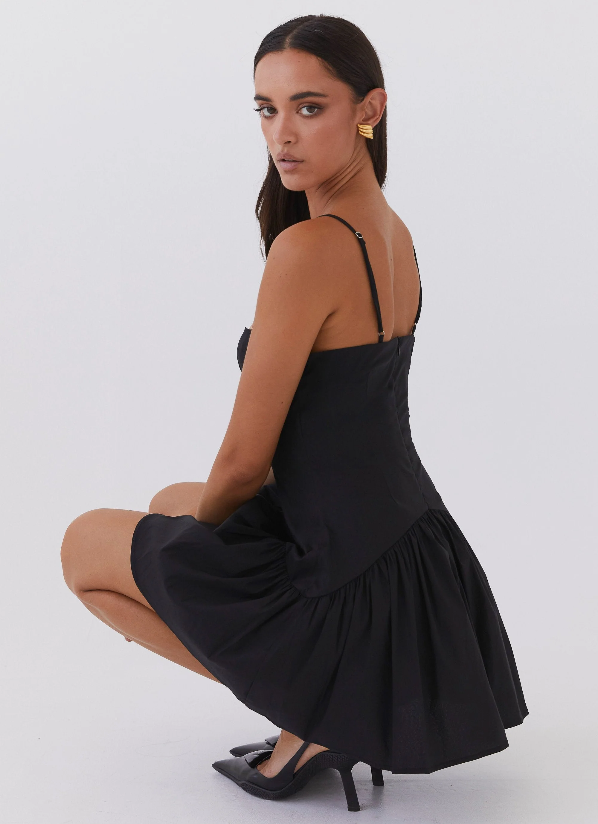 Endless Summer Mini Dress - Black - Image 6