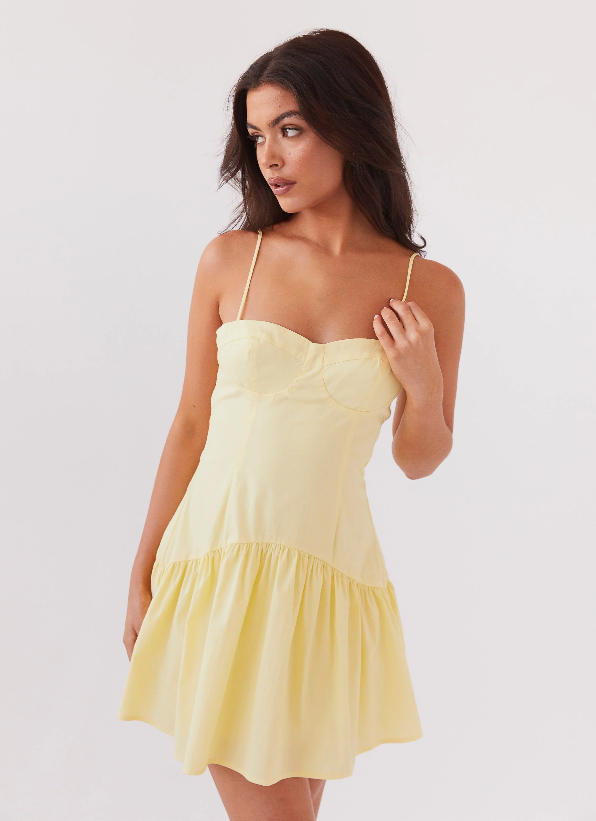 Endless Summer Mini Dress - Canary - Image 4