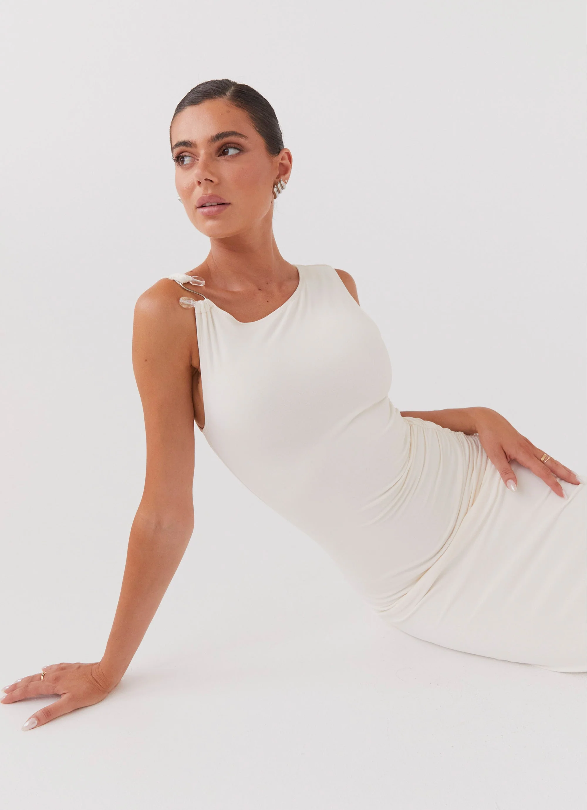 In Bloom Maxi Dress - Ivory - Image 6