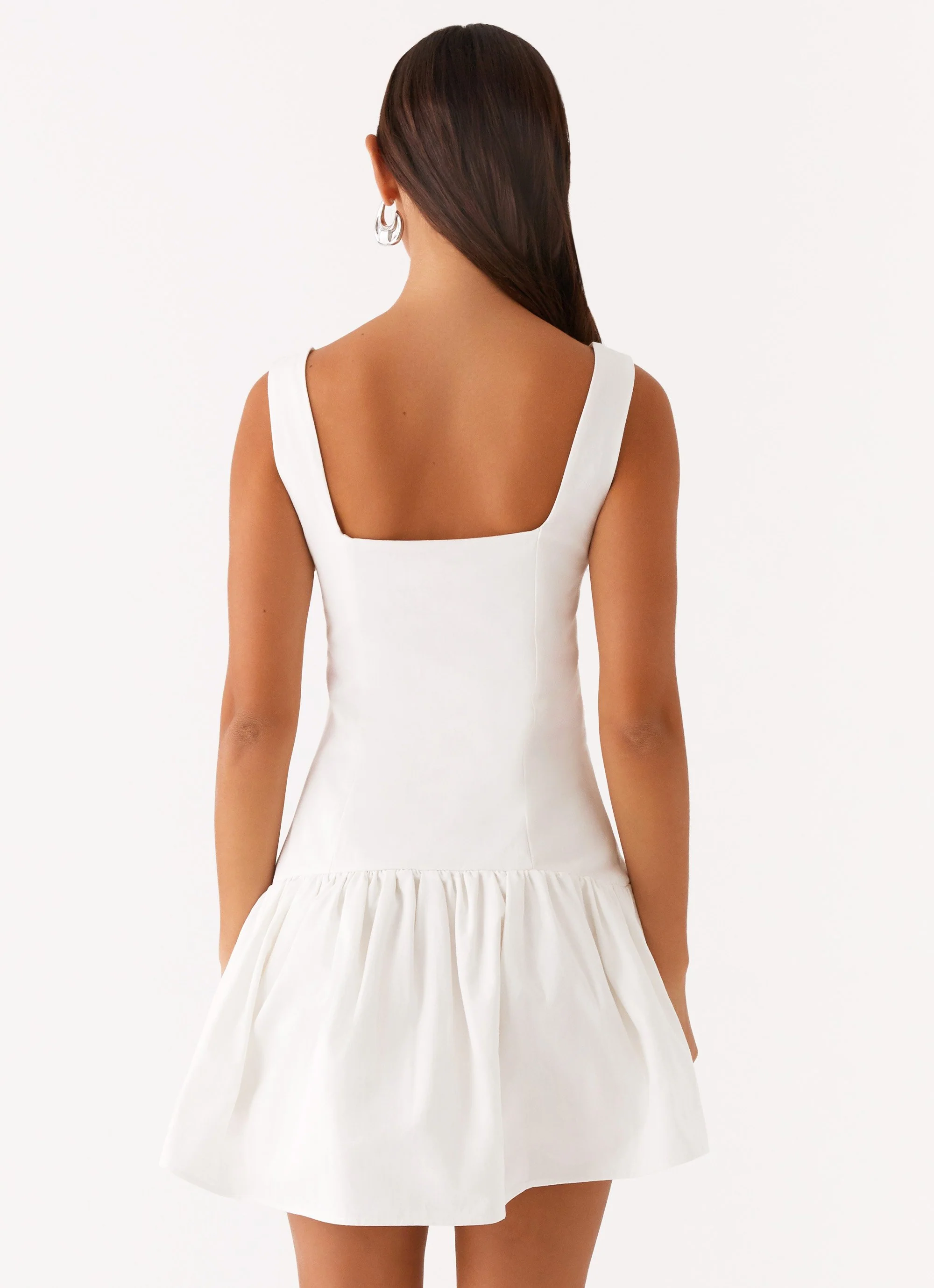 Jolene Mini Dress - White - Image 4