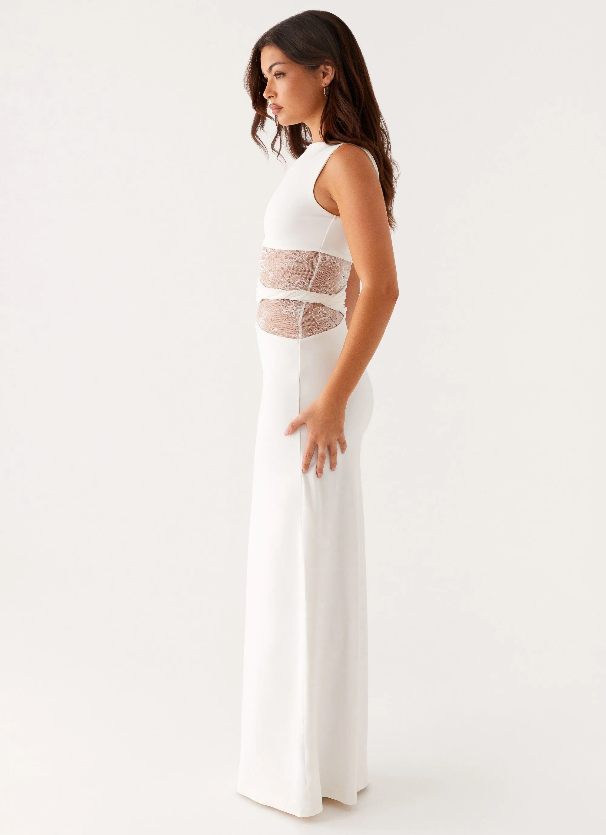 Karma Maxi Dress - White - Image 3