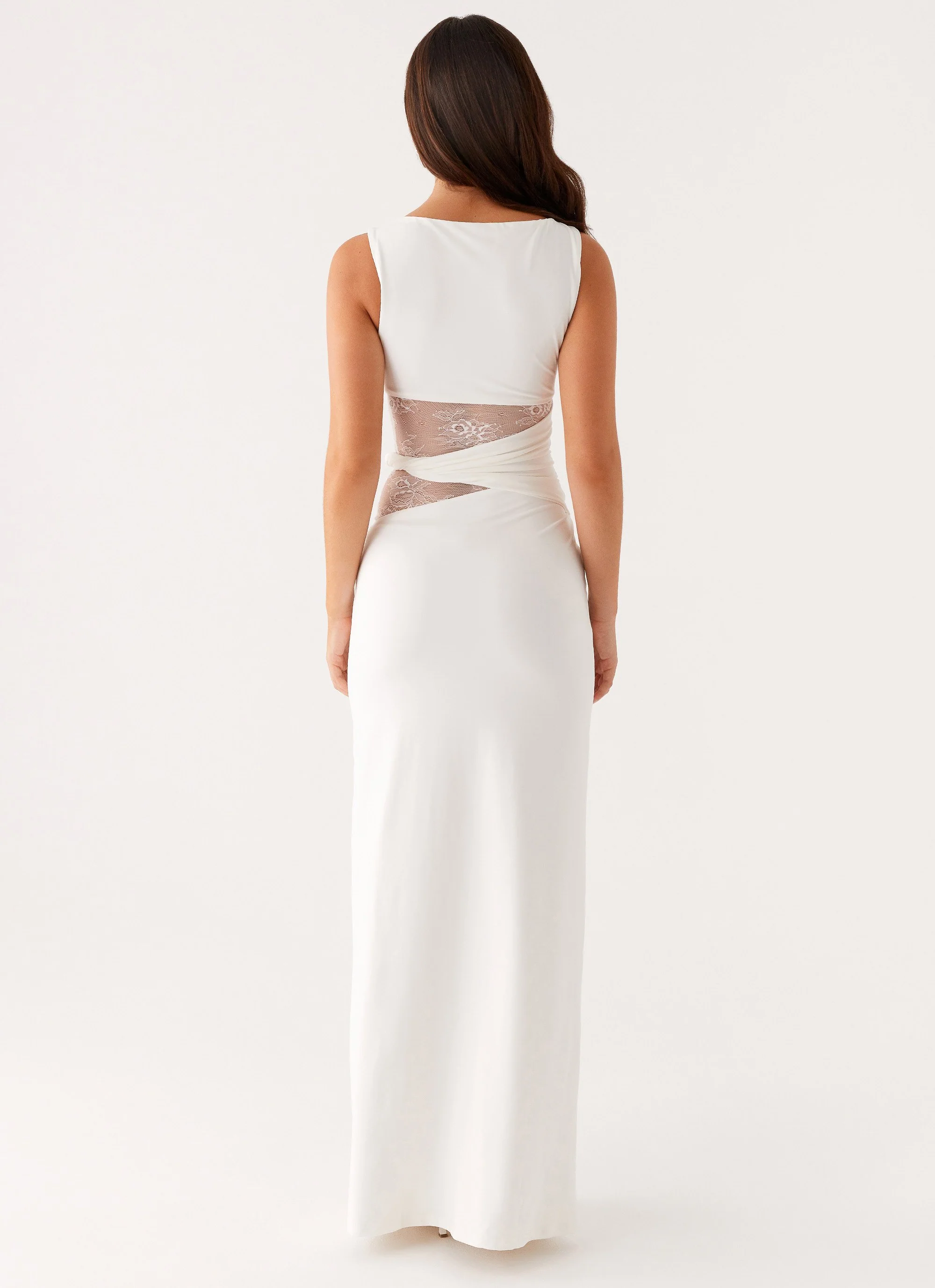 Karma Maxi Dress - White - Image 4