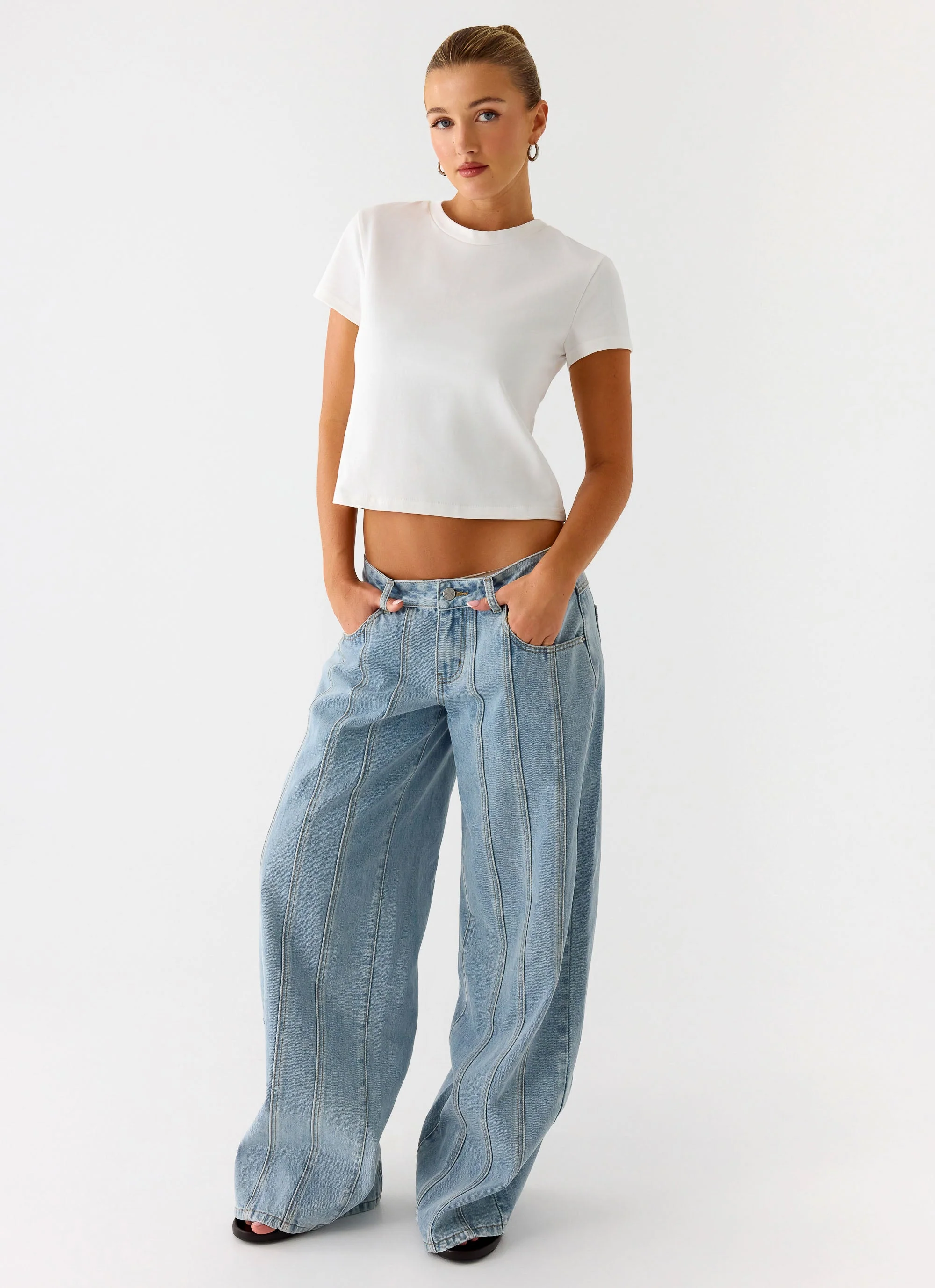 Lamont Baby Tee - White - Image 6