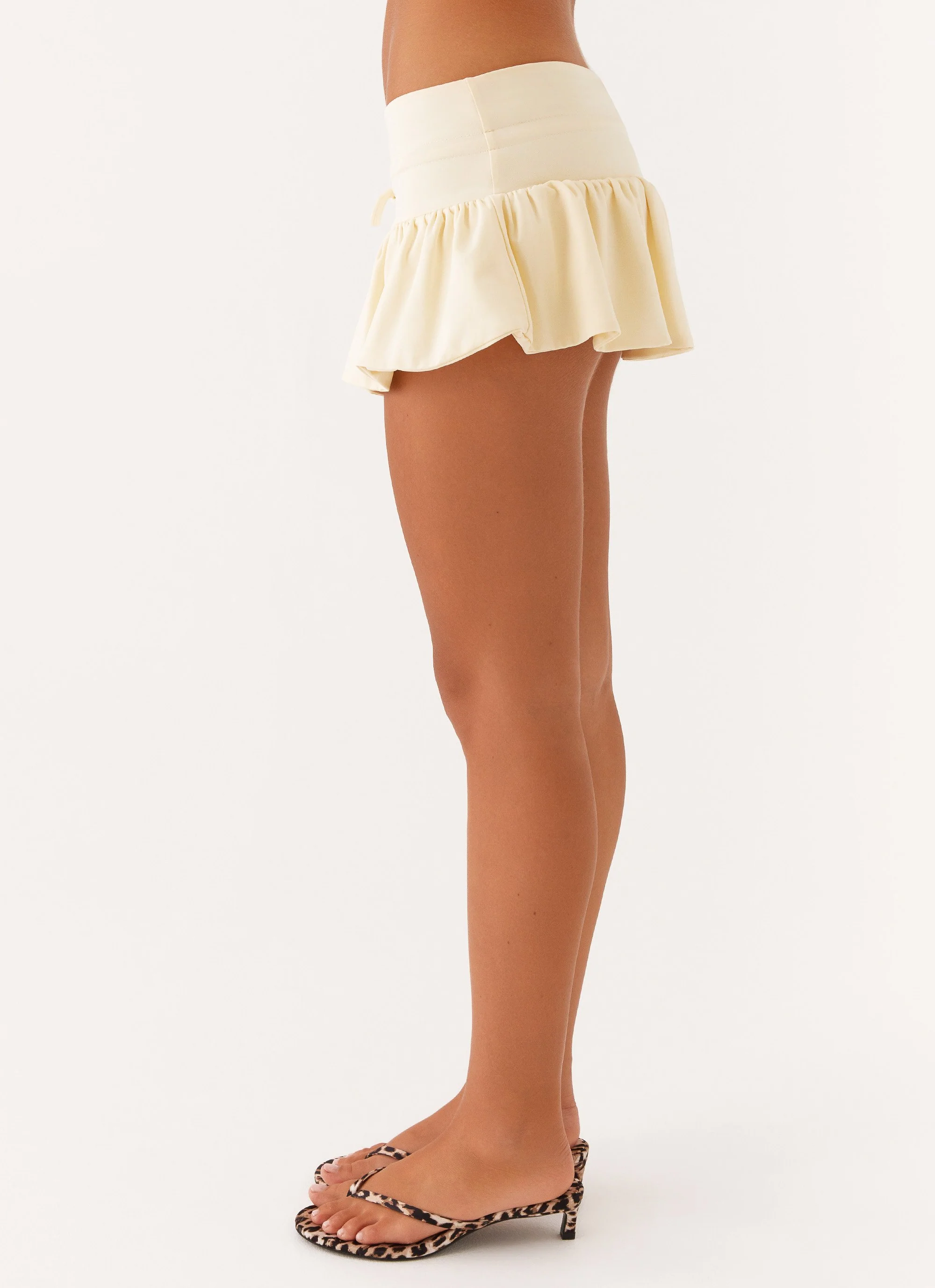 Landon Mini Skort - Lemon - Image 3