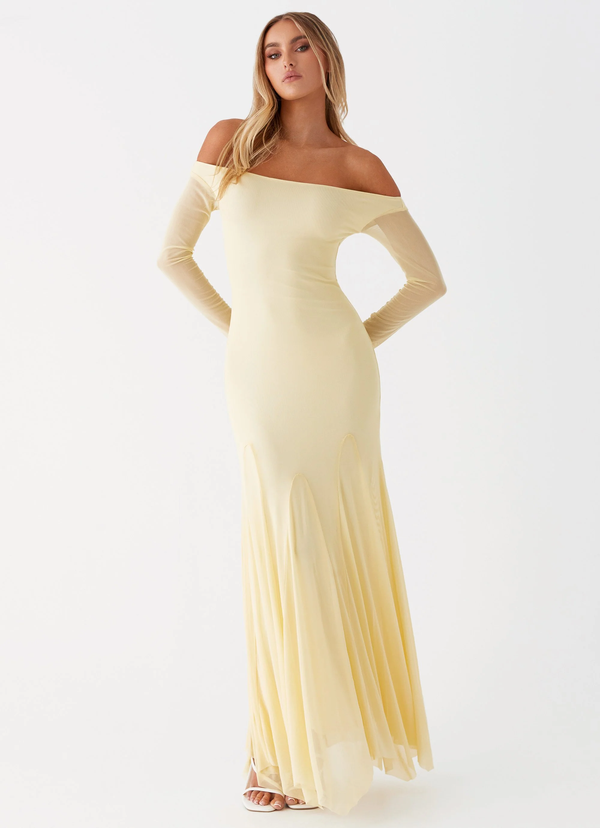 Maribel Maxi Dress - Yellow - Image 4