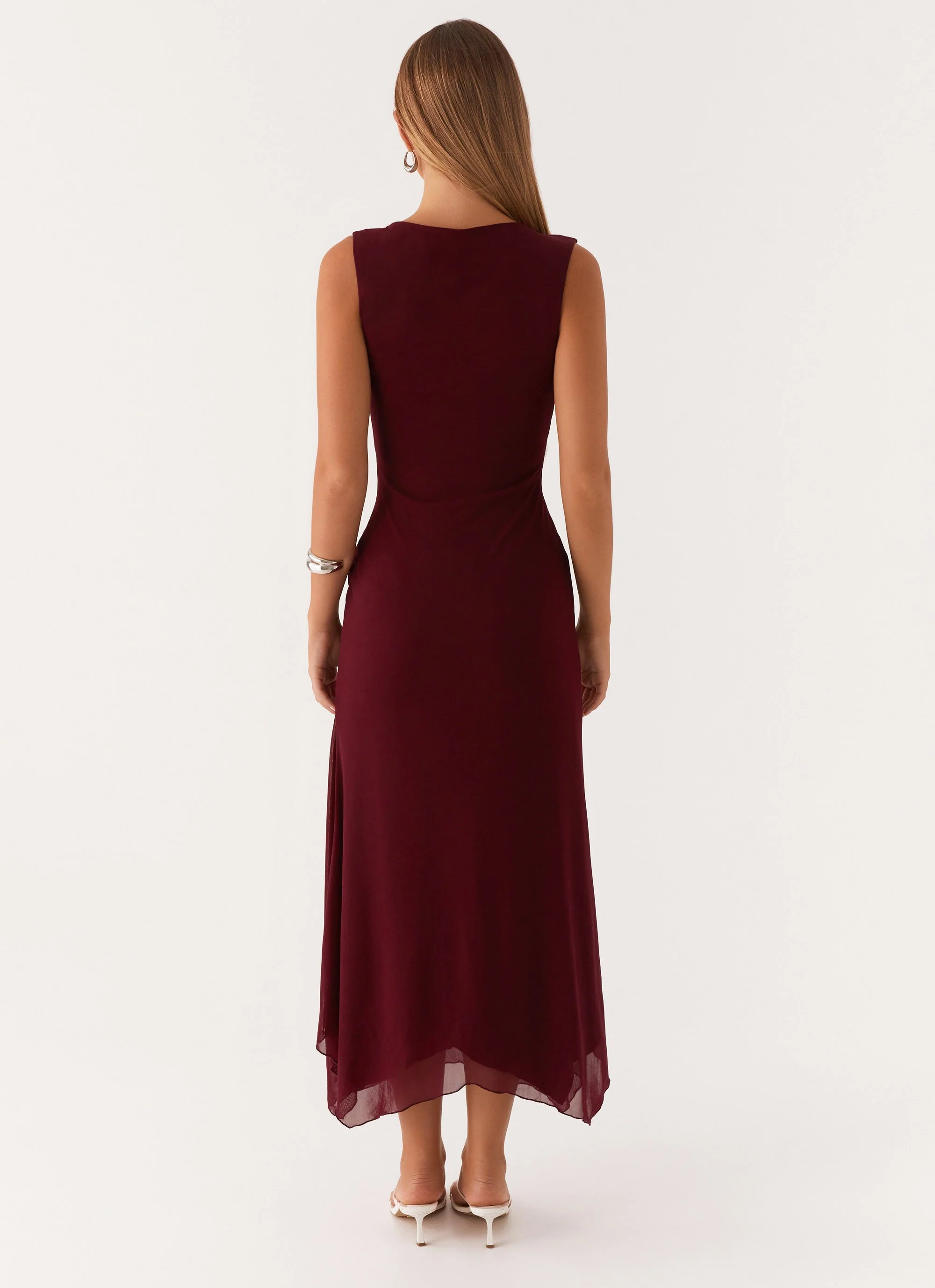 Murphy Maxi Dress - Deep Maroon - Image 4