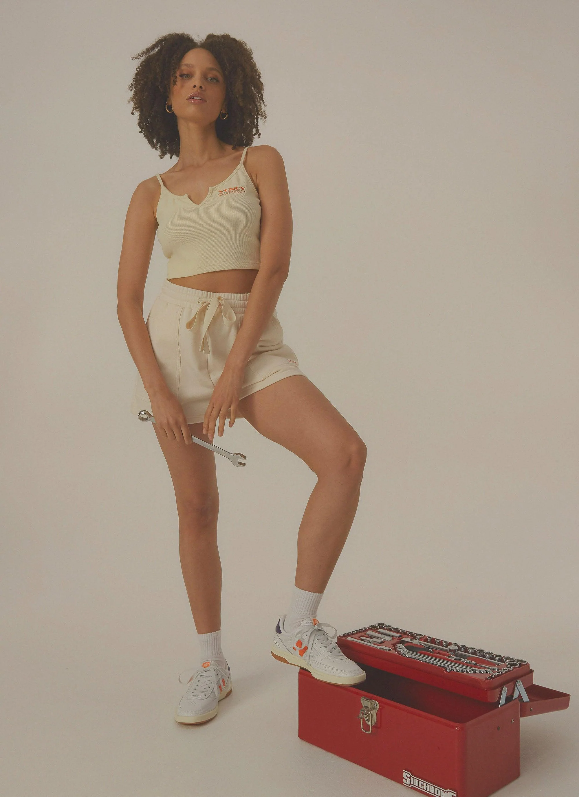 Off Roading Singlet - Crème - Image 4