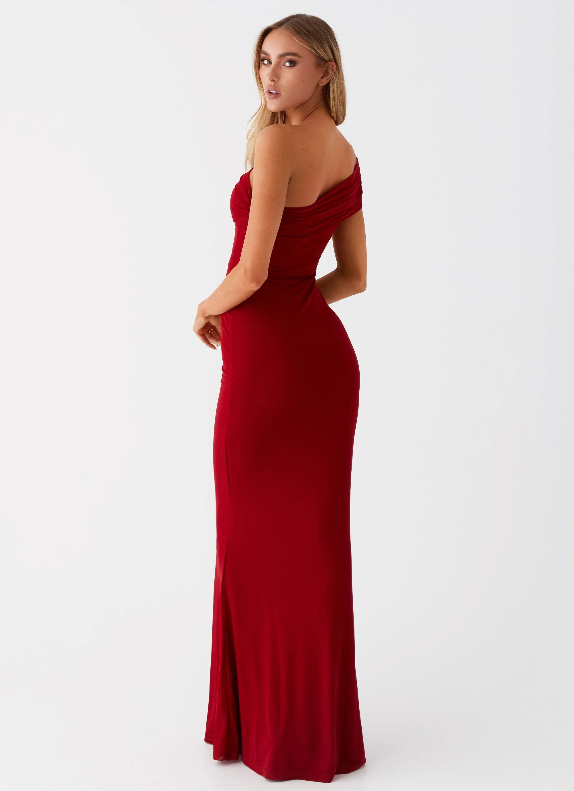 Reine Maxi Dress - Red - Image 3