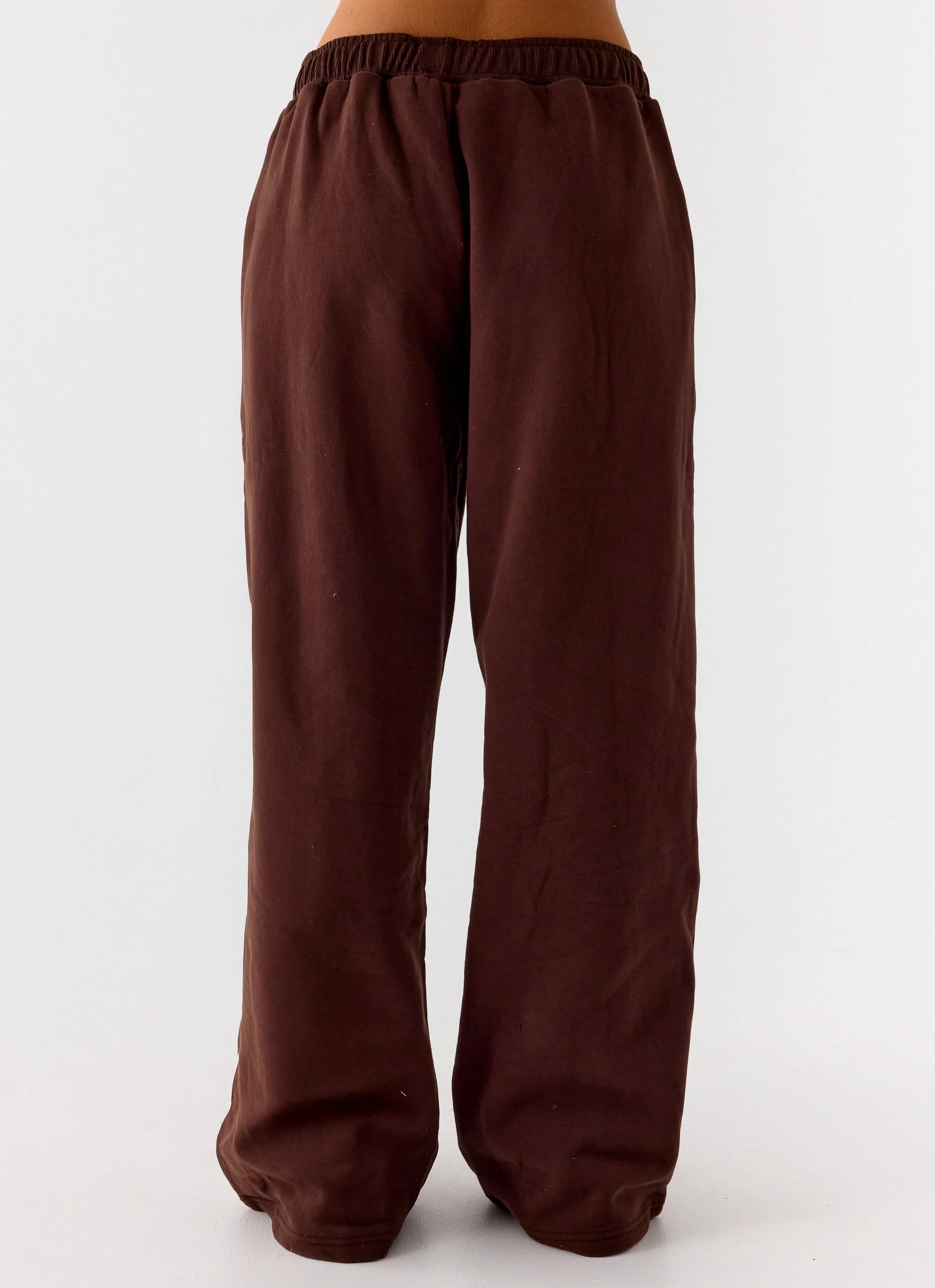 Signature Low Rise Sweatpants - Chocolate - Image 8
