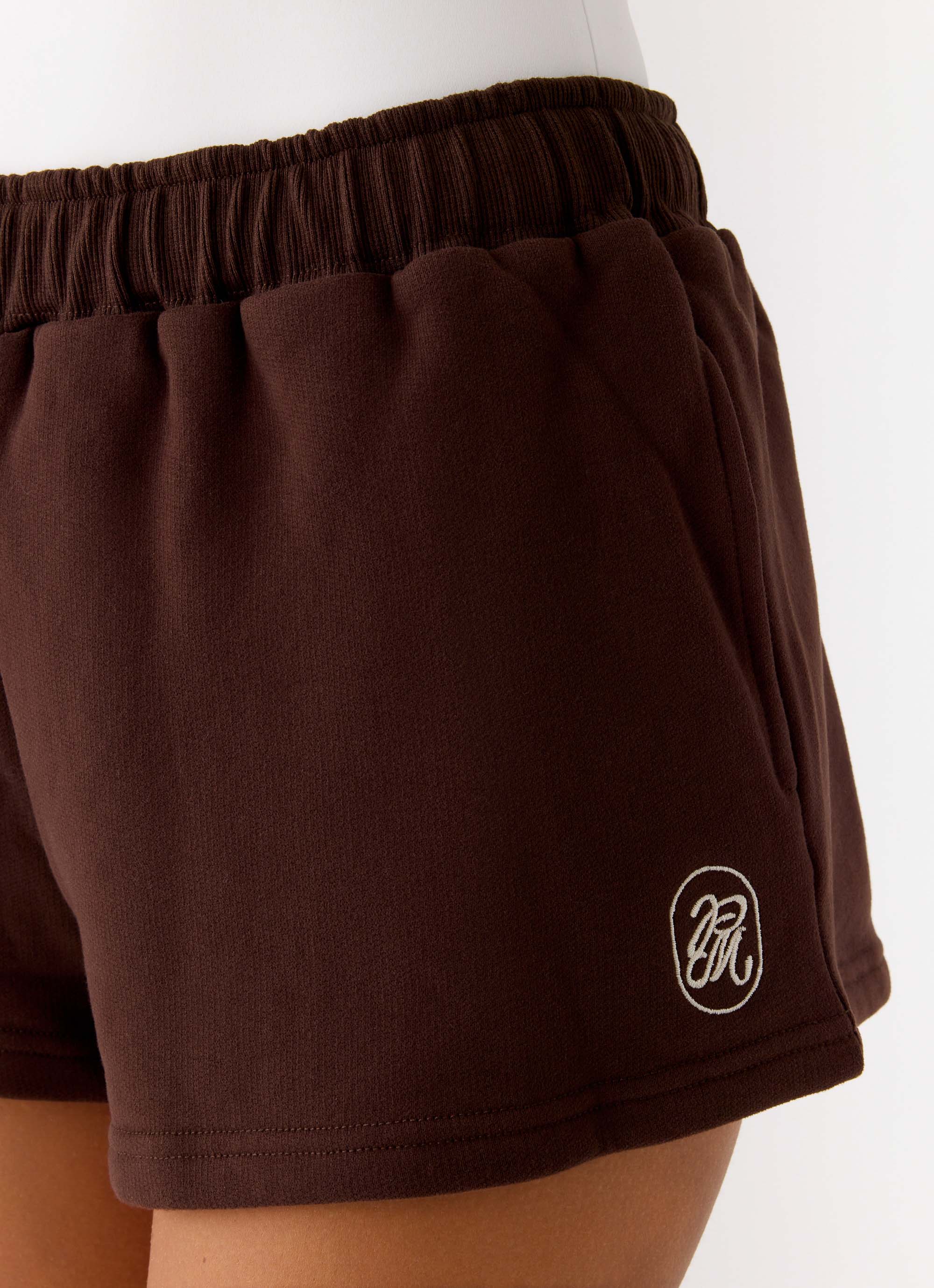 Signature Low Rise Sweatshorts - Chocolate - Image 9