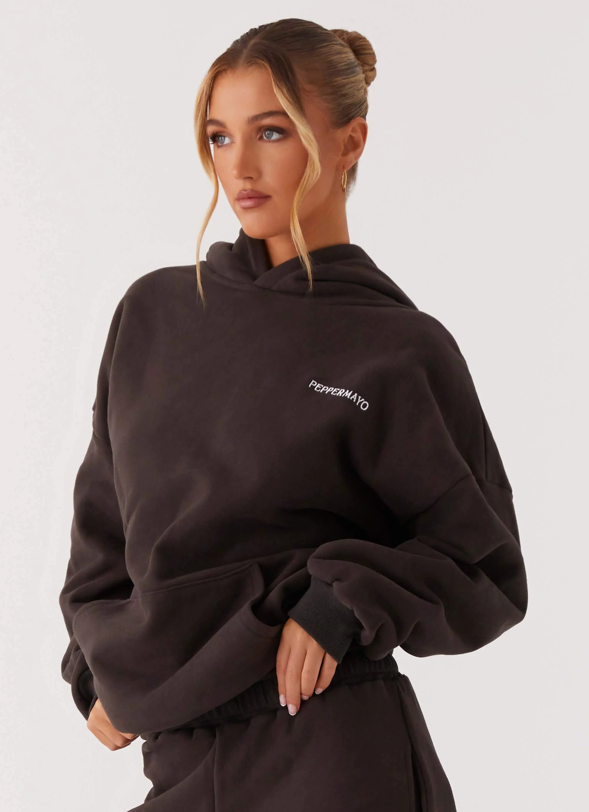 Signature Oversized Hoodie - Charcoal - Image 4