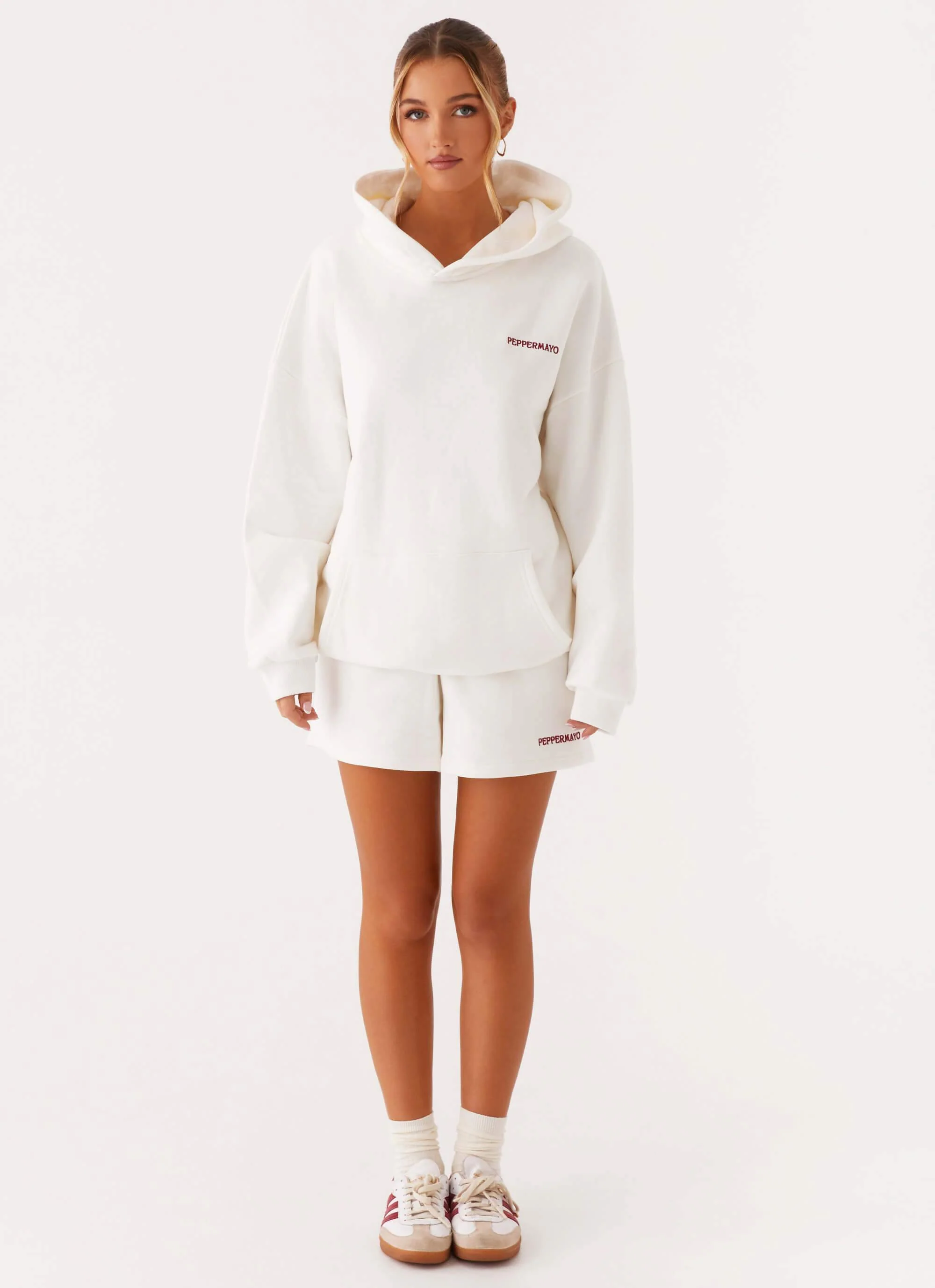Signature Oversized Hoodie - Ivory - Image 3