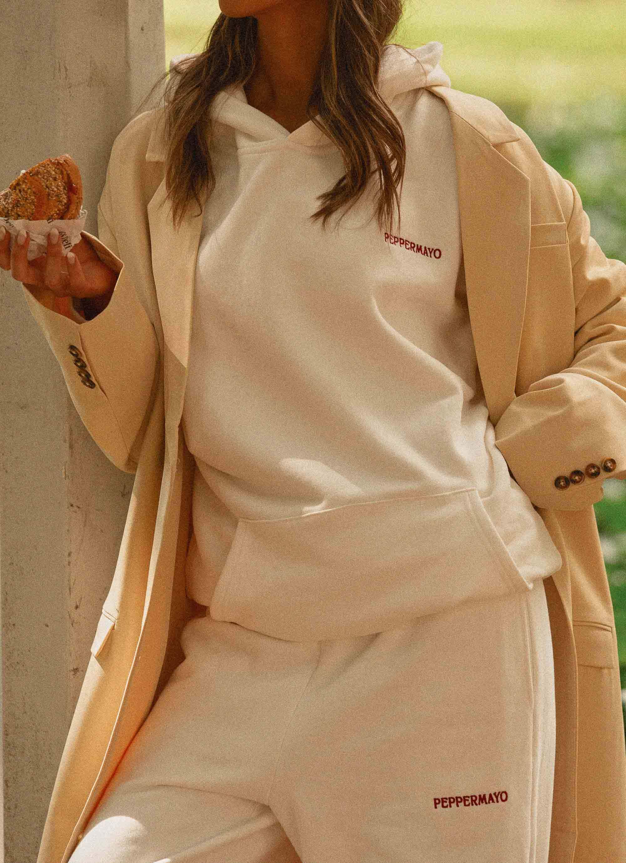 Signature Oversized Hoodie - Ivory - Image 8