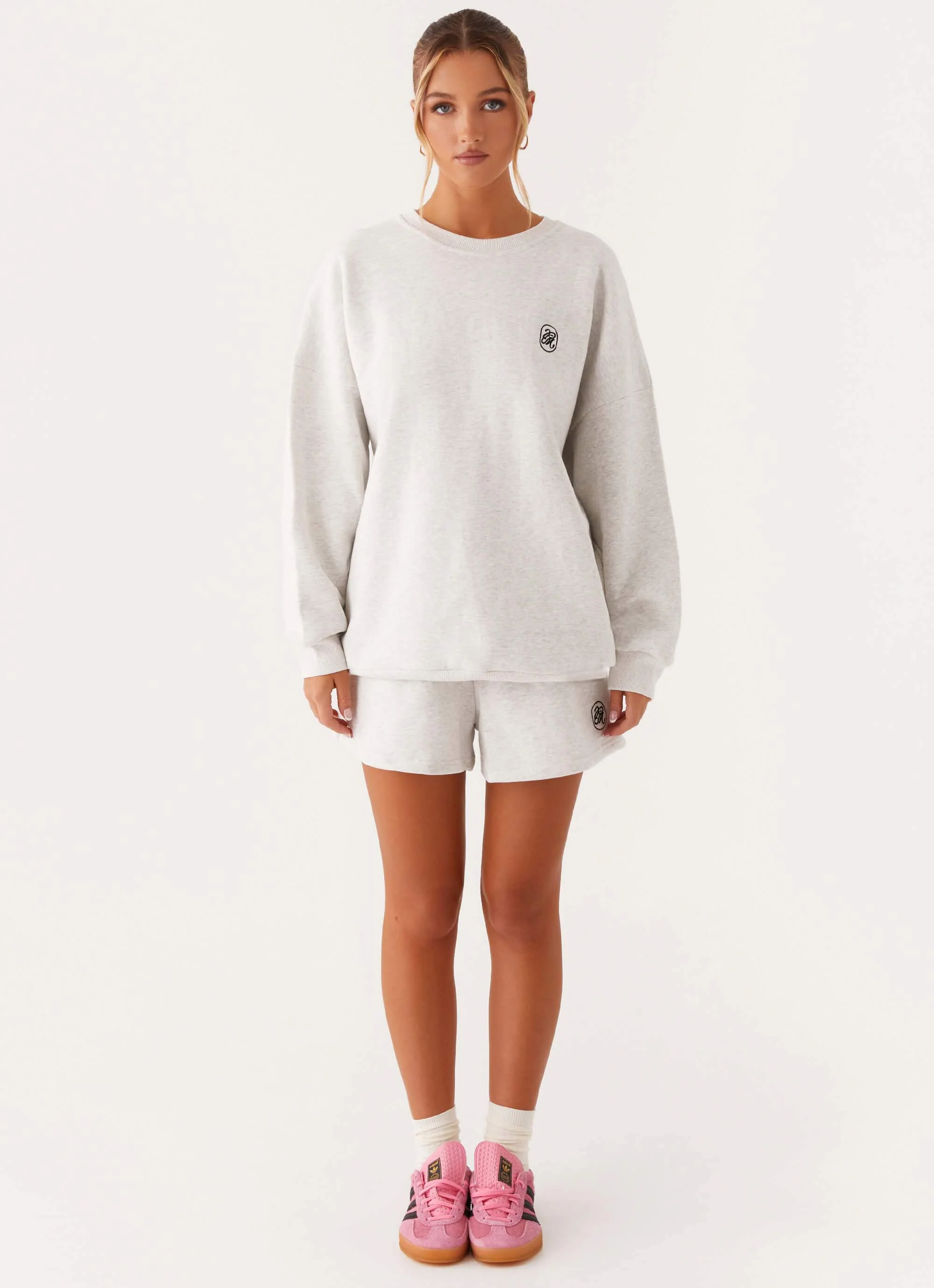 Signature Oversized Sweatshirt - Grey - Image 3