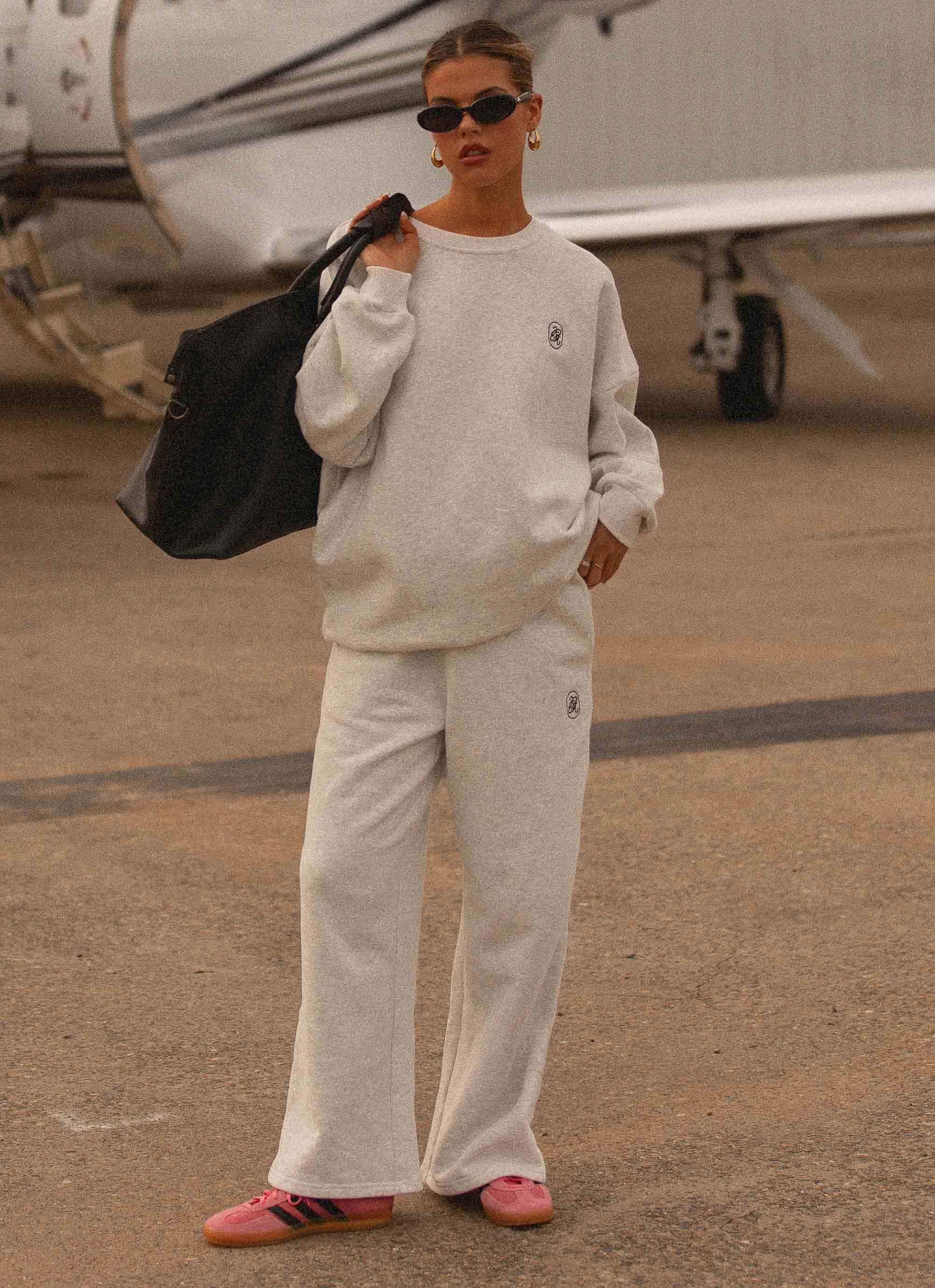 Signature Oversized Sweatshirt - Grey - Image 8