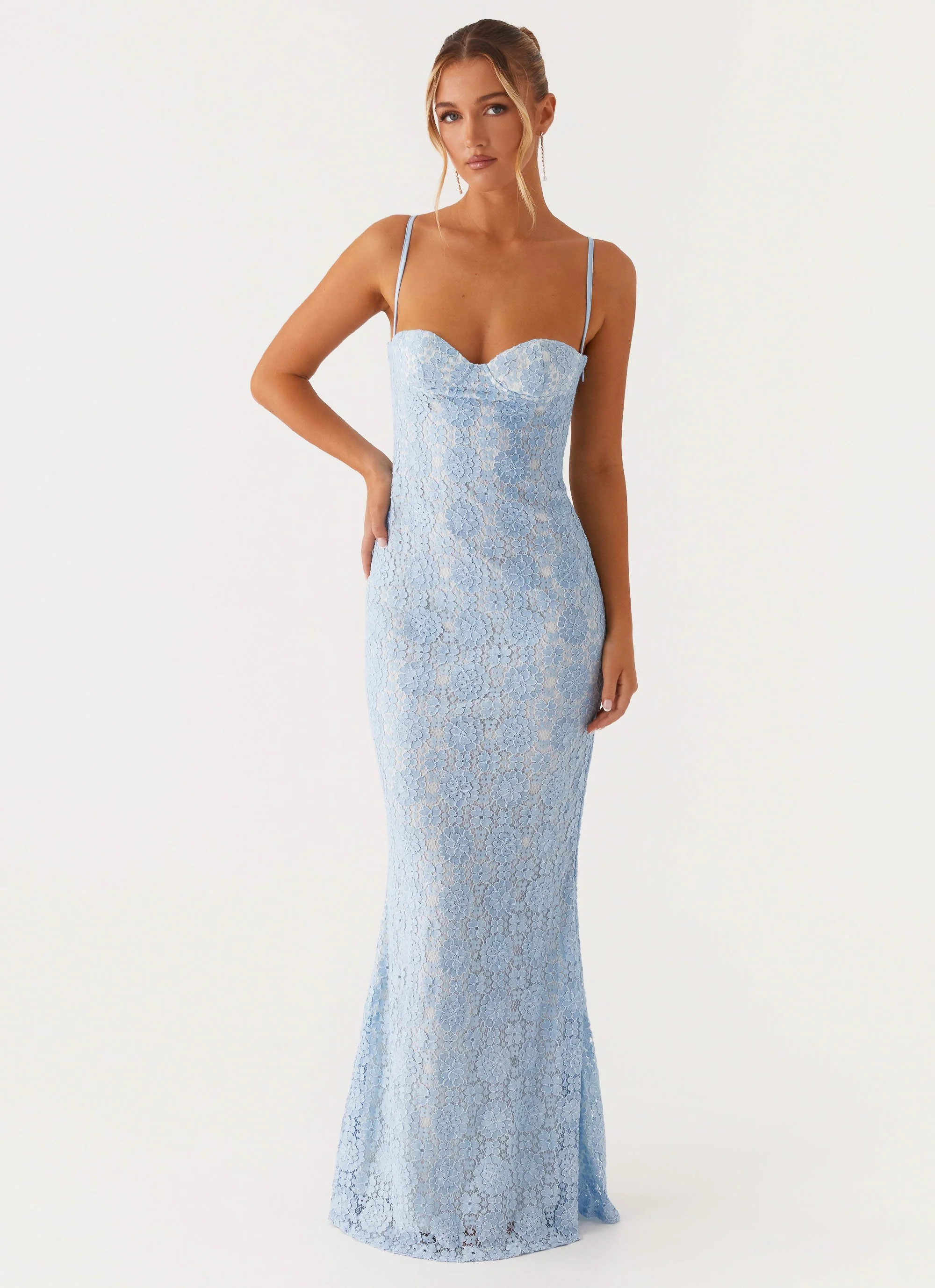 Sonia Maxi Dress - Blue - Image 6