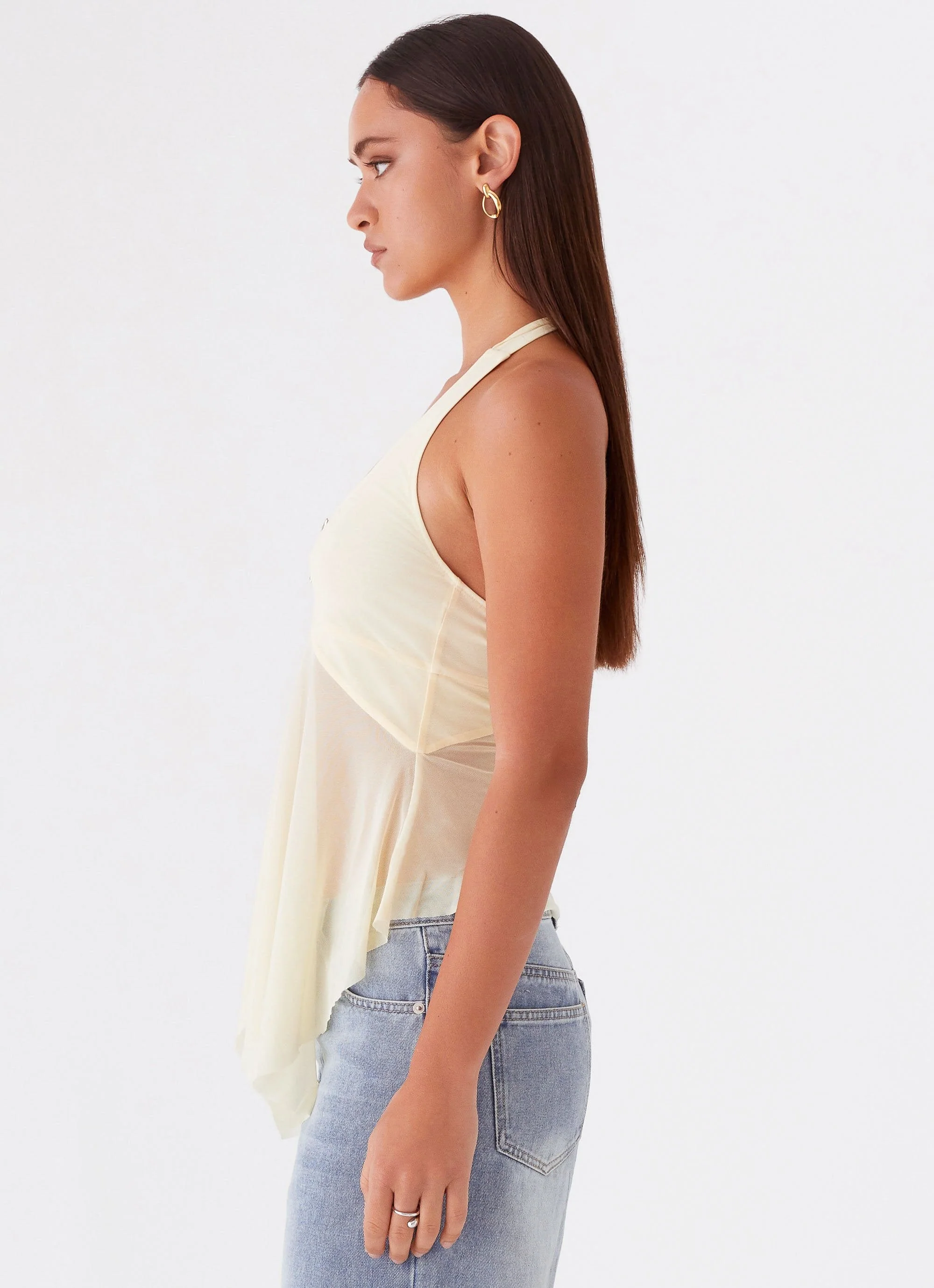 Sunbeam Mesh Top - Yellow - Image 3