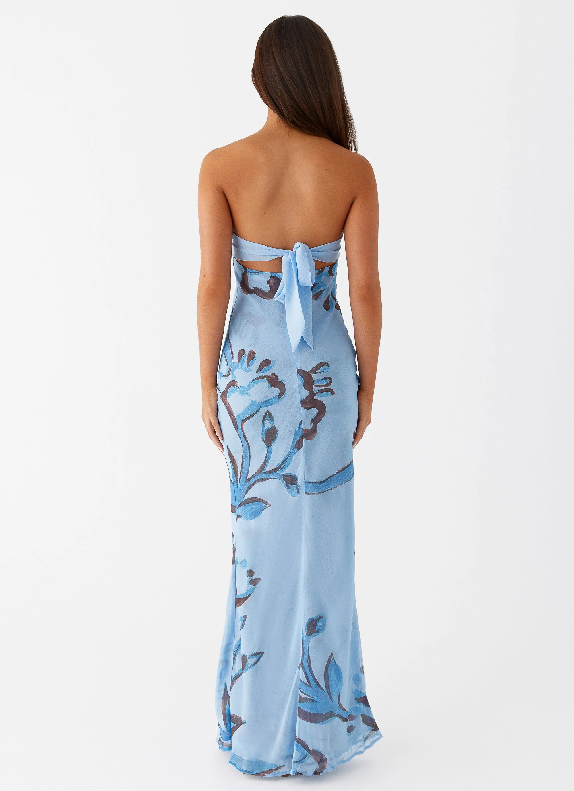 Tropicana Maxi Dress - Blue Floral - Image 4