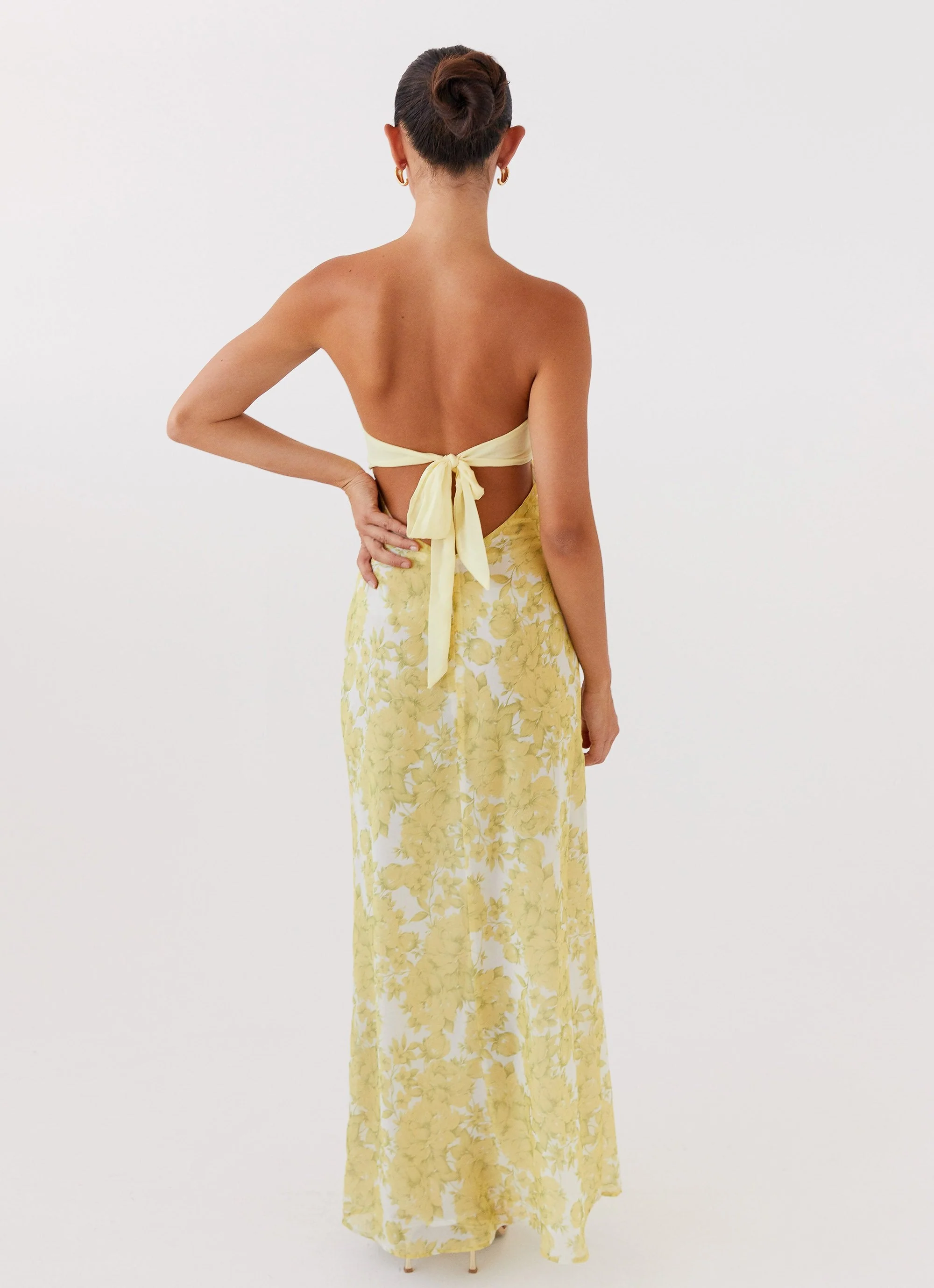 Tropicana Maxi Dress - Daffodil - Image 4