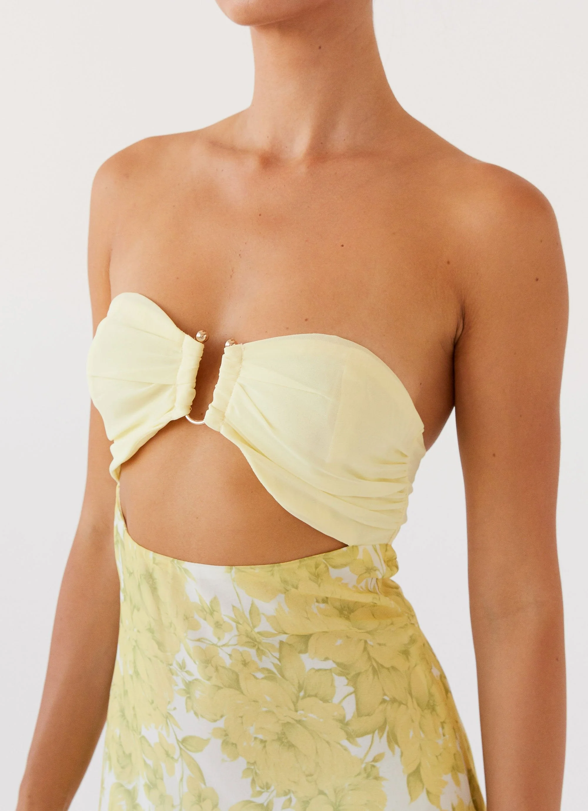 Tropicana Maxi Dress - Daffodil - Image 8