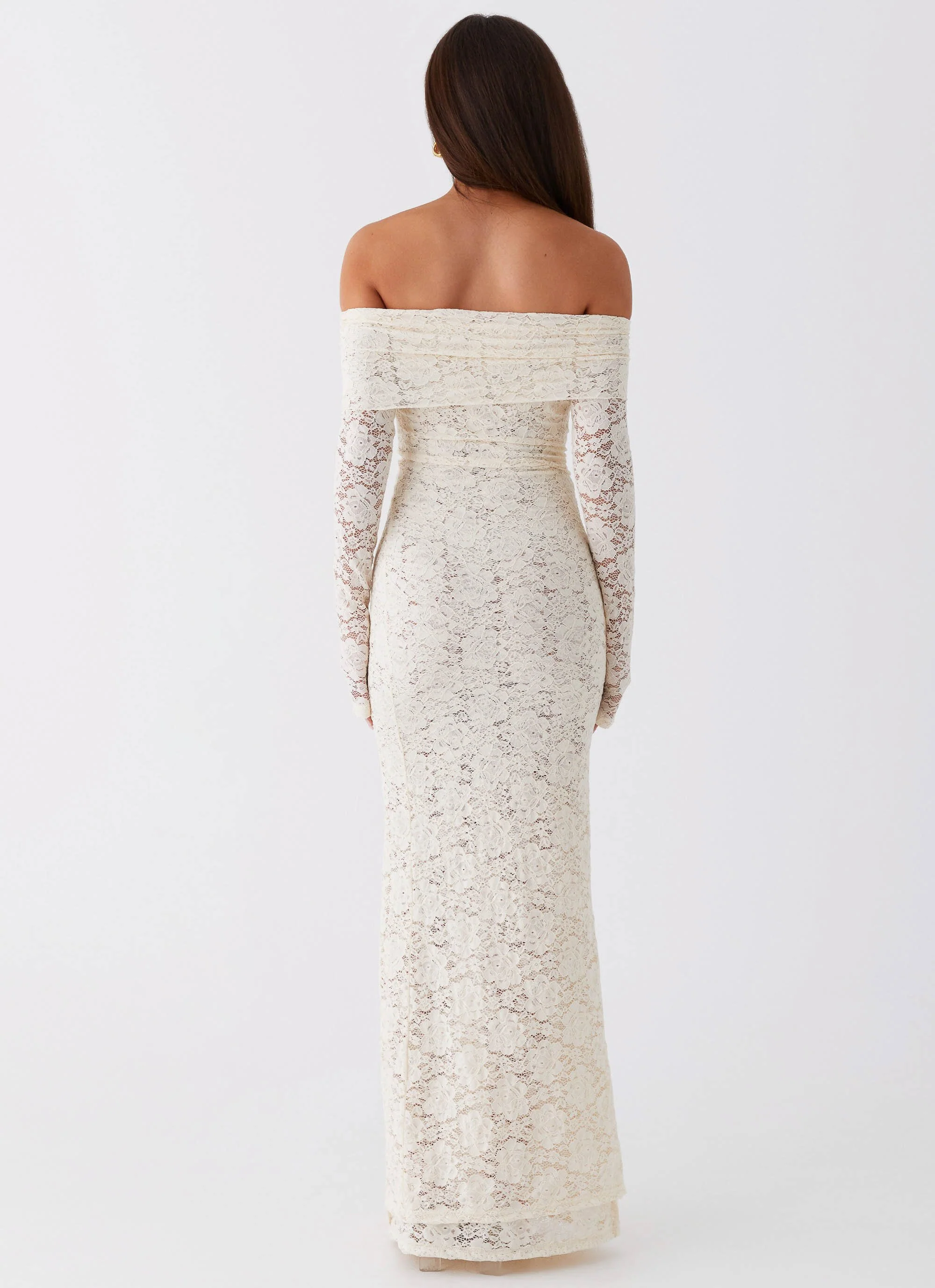 Yours Always Lace Maxi Dress - Ivory - Image 3