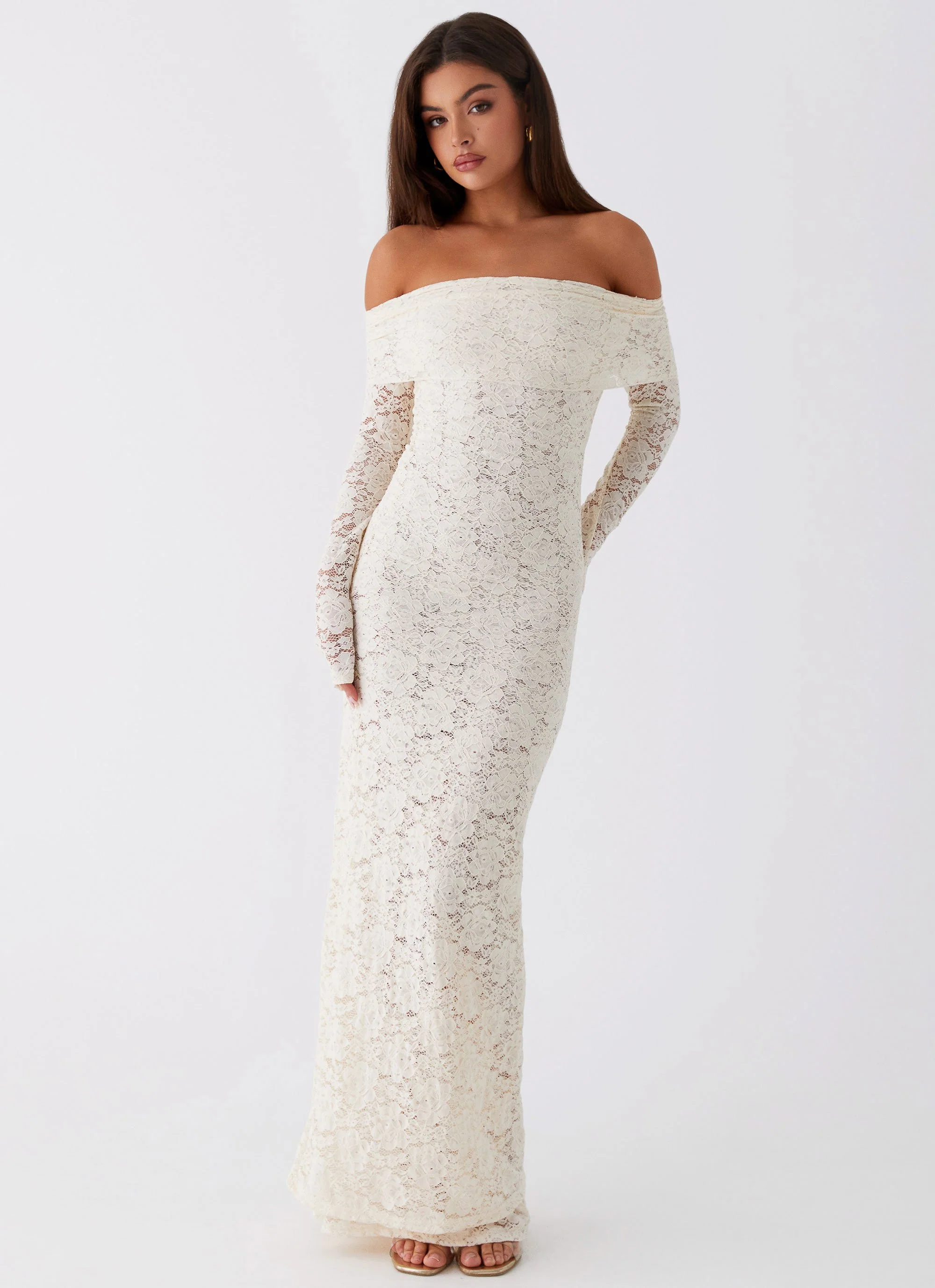 Yours Always Lace Maxi Dress - Ivory - Image 5