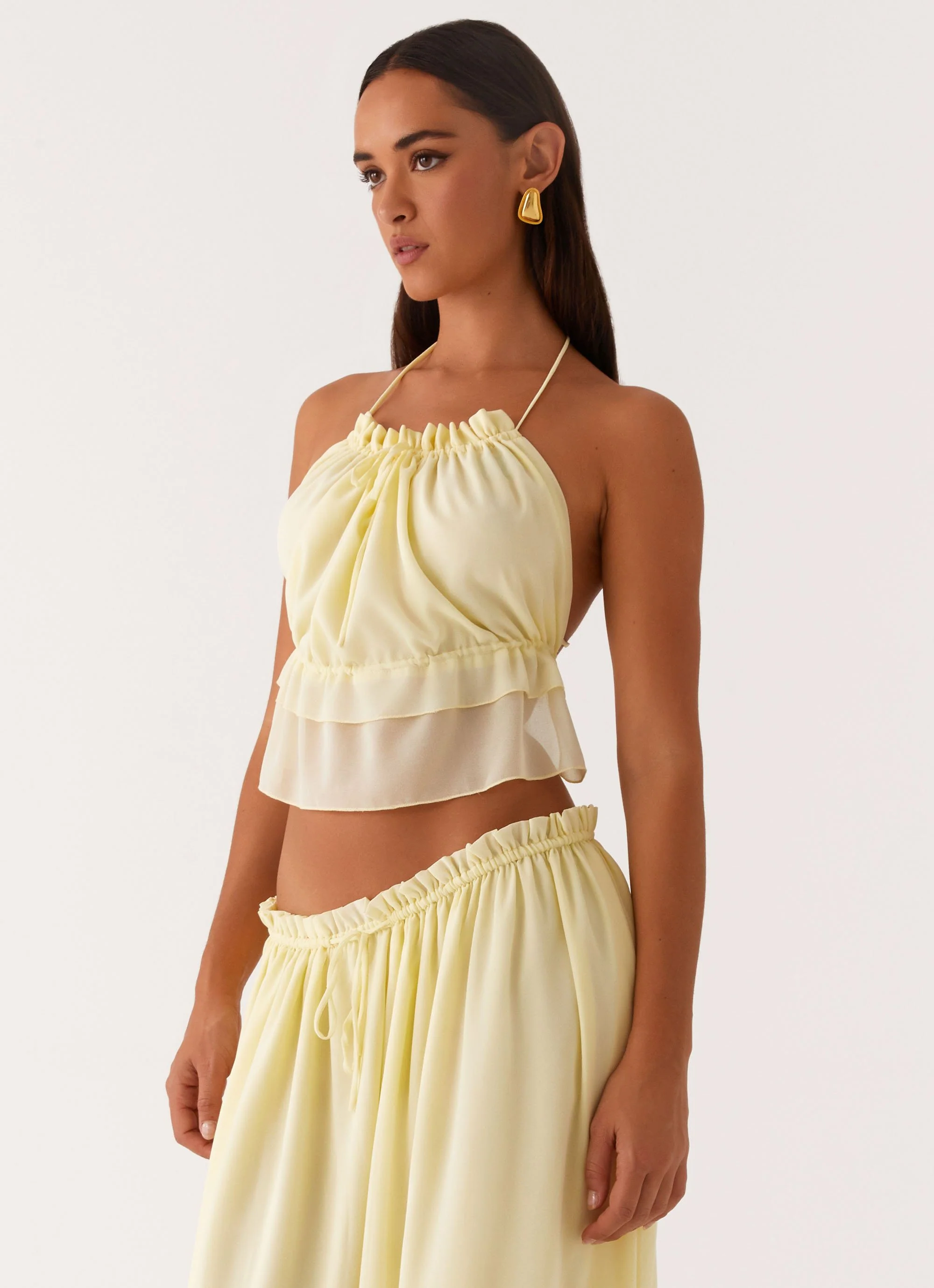 Zaya Backless Top - Yellow - Image 5